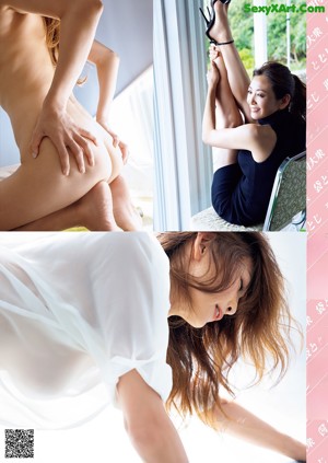 A woman laying on the floor with her hands on her stomach.